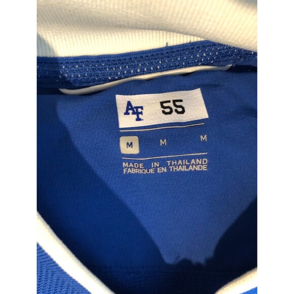 Air Force Falcons Football Nike Jacket Mens Medium Blue NCAA Feel The Thunder - Picture 5 of 10